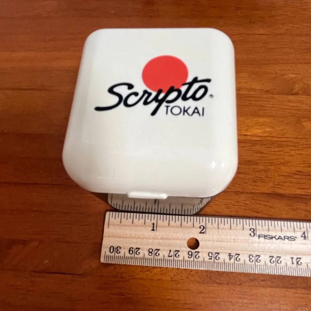 Vintage SCRIPTO Desk Organizer Office Decor paperclip storage